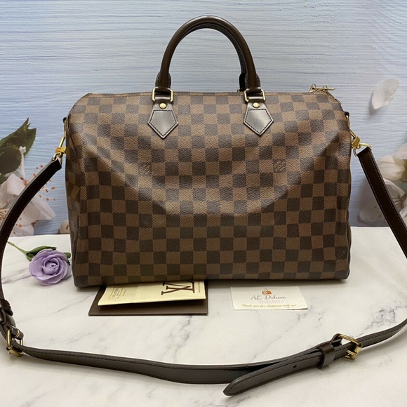Speedy 35 Banduoulier Damier Ebene Bag (SP4103) - Picture 11 of 12